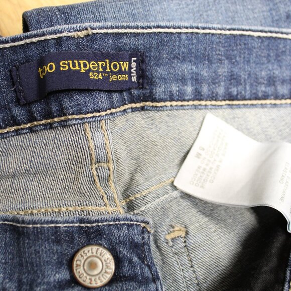 Classic Levi’s 524 Too Superlow Bootcut jeans Size 5M, Juniors - Picture 7 of 7
